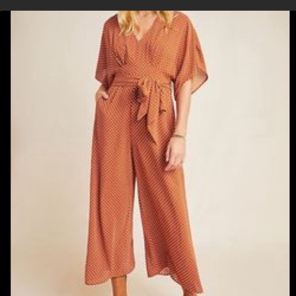 Anthropologie Pants - Anthropologie DRA Los Angeles polka dot jumpsuit
